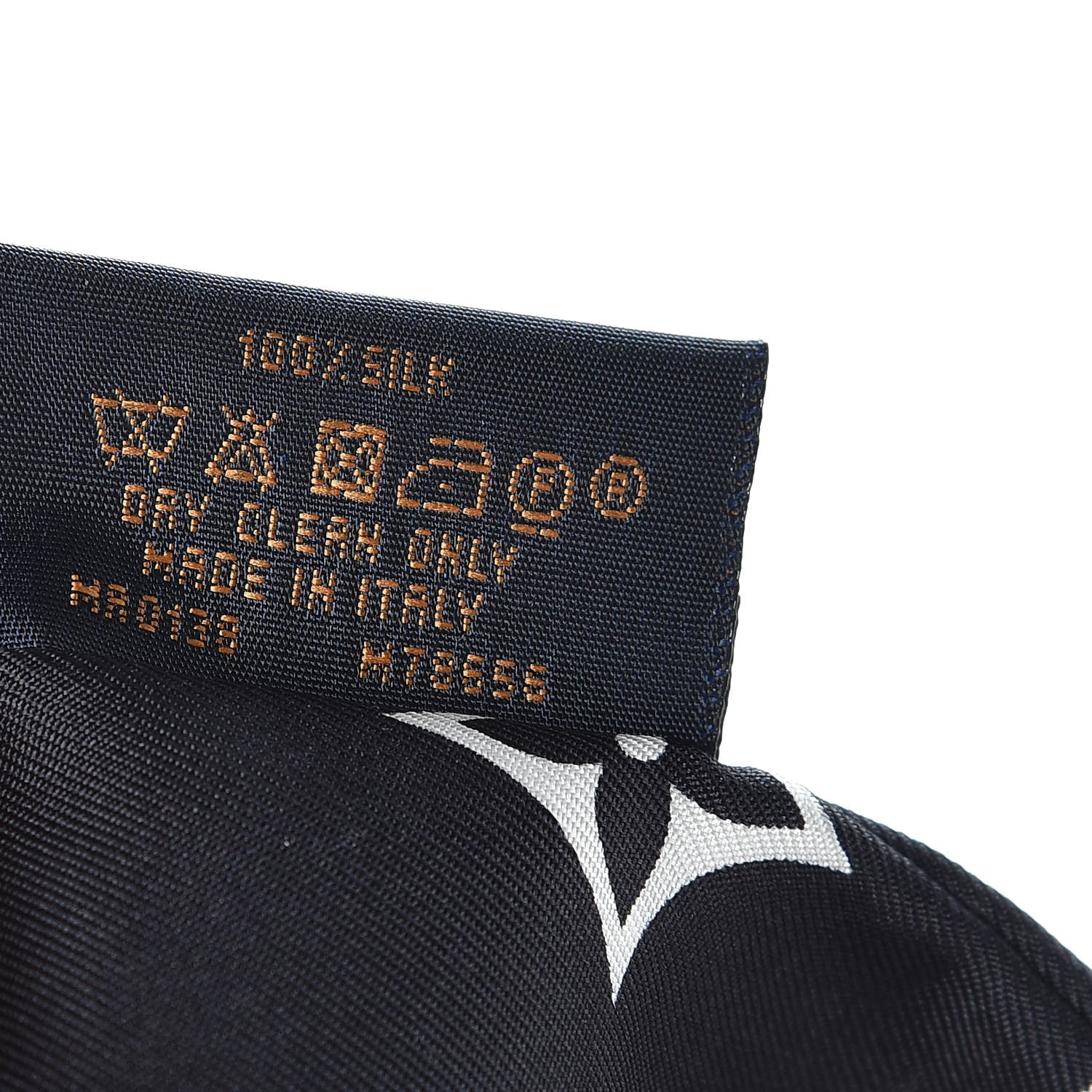 Louis Vuitton Silk Monogram Confidential Bandeau Black 5 of 5