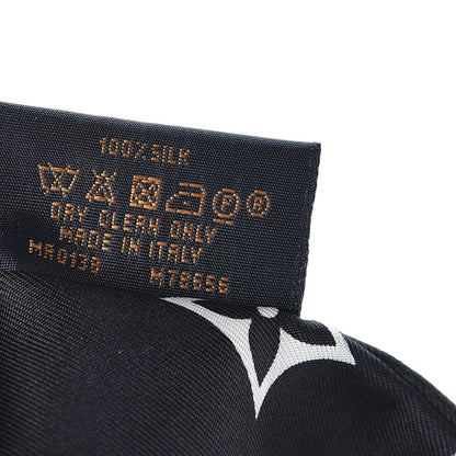 Louis Vuitton Silk Monogram Confidential Bandeau Black 5 of 5