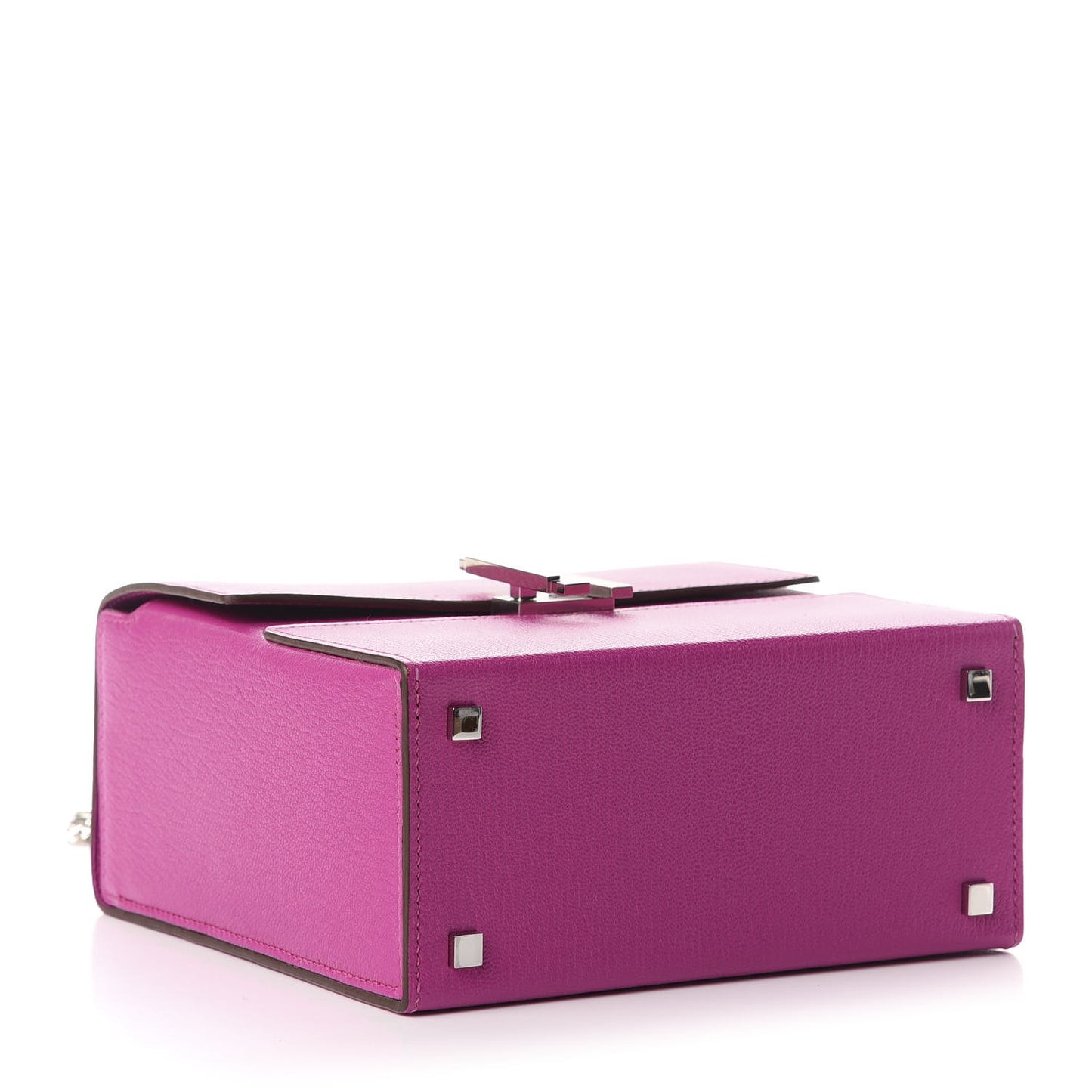 Chevre Mysore Cinhetic Boxy Top Handle Bag Magnolia