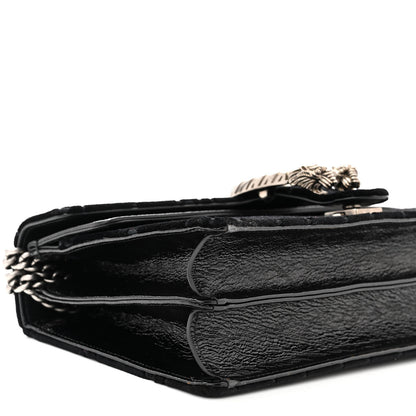 Gucci Velvet GG Monogram Small Dionysus Shoulder Bag Black 9 of 10