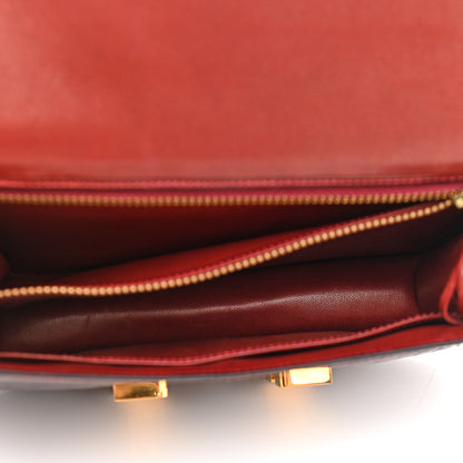 Hermes Shiny Porosus Crocodile Constance 23 Rouge H 5 of 17