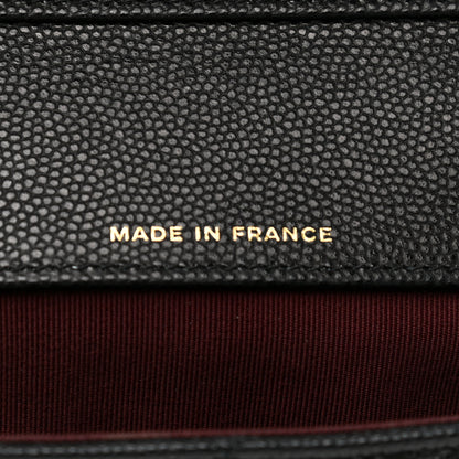Chanel Caviar Quilted Glasses Case With Chain Black 7 of 10