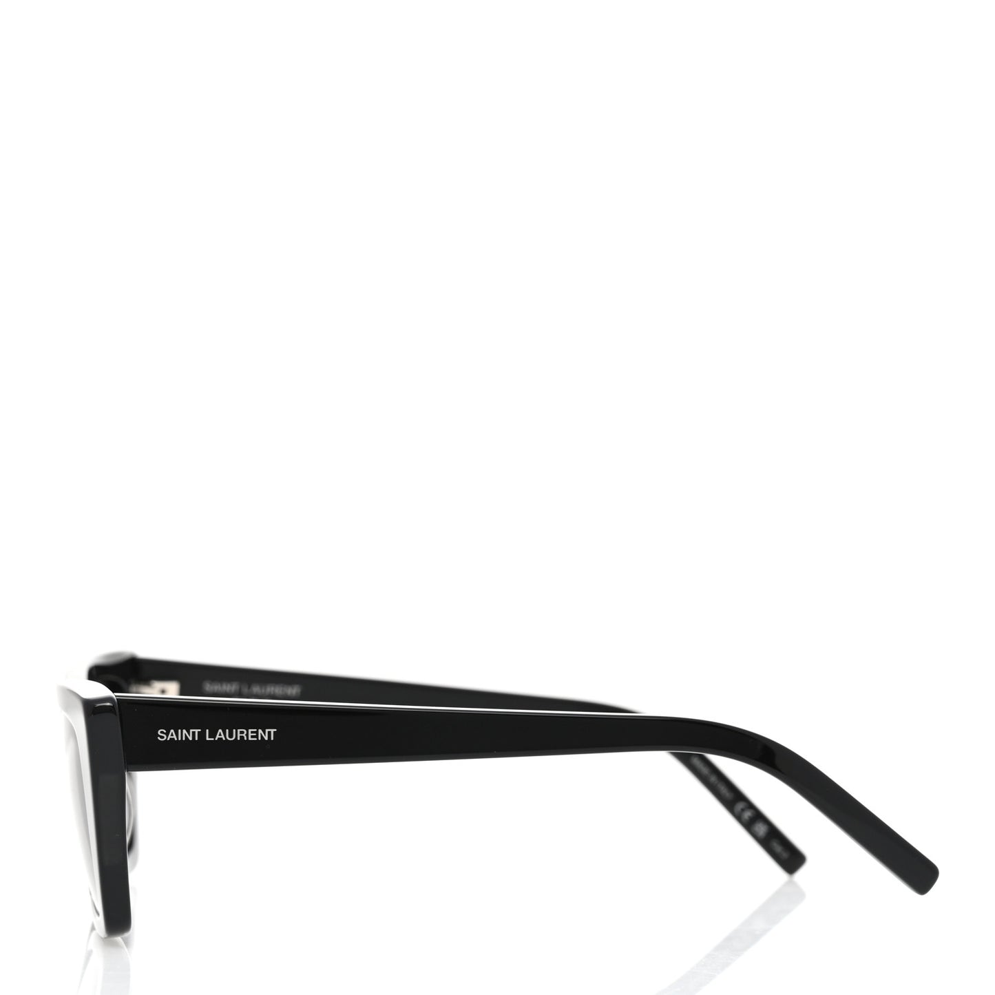 Mica SL 276 Acetate Cat Eye Sunglasses Black