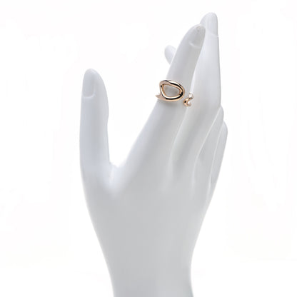Hermes 18K Rose Gold MM Chaine d'Ancre Punk Ring 51 5.75 2 of 7