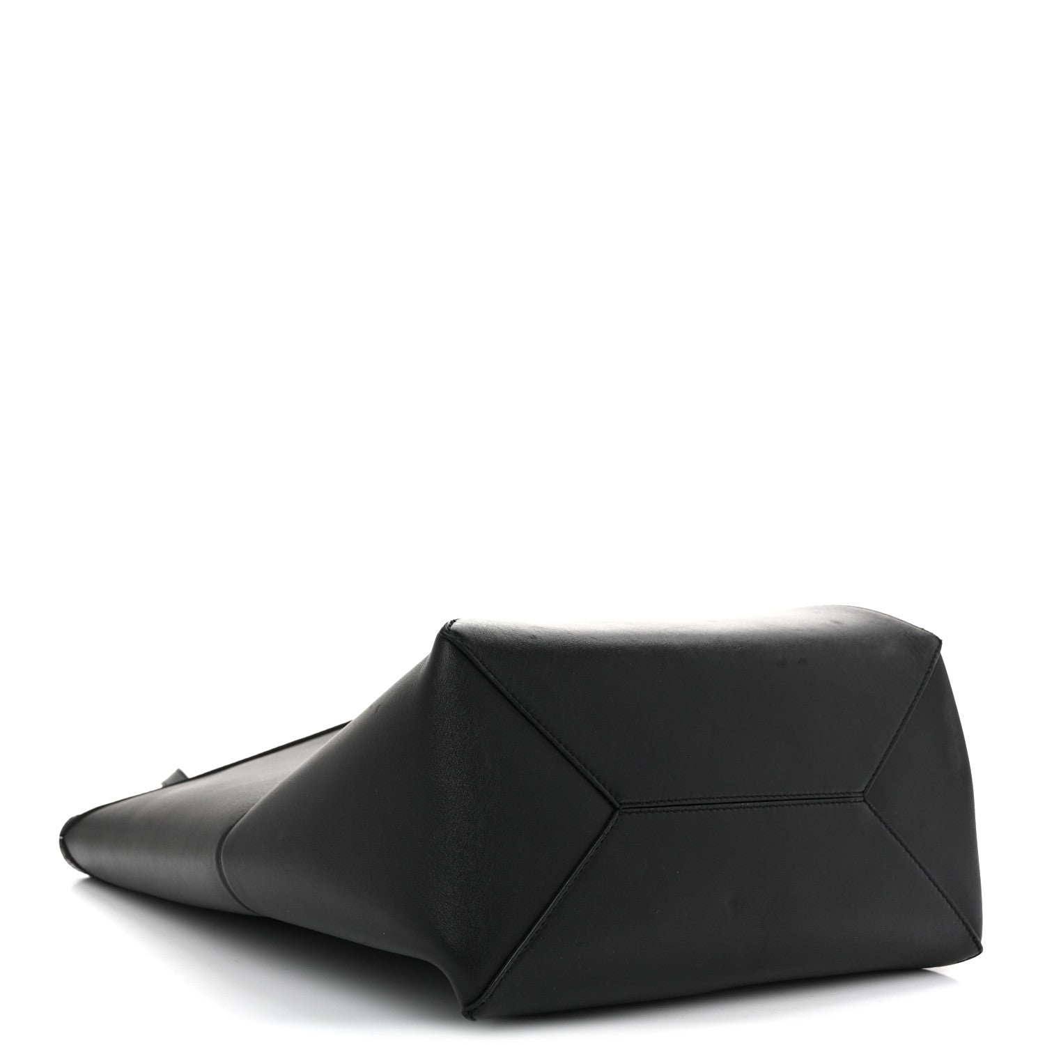 Loewe Shiny Calfskin Medium Puzzle Fold Tote Black 4 of 14