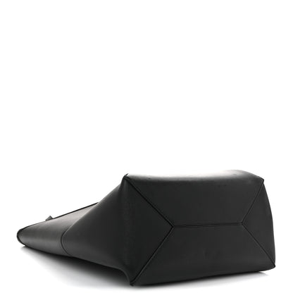 Loewe Shiny Calfskin Medium Puzzle Fold Tote Black 4 of 14