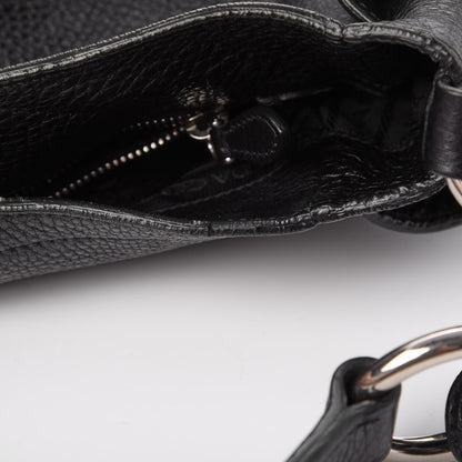 Prada Vitello Daino Side Pocket Hobo Nero Black 9 of 12