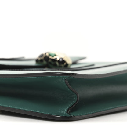 Bulgari Calfskin Serpenti Forever Snake Strap Crossbody Bag Emerald Green 8 of 9
