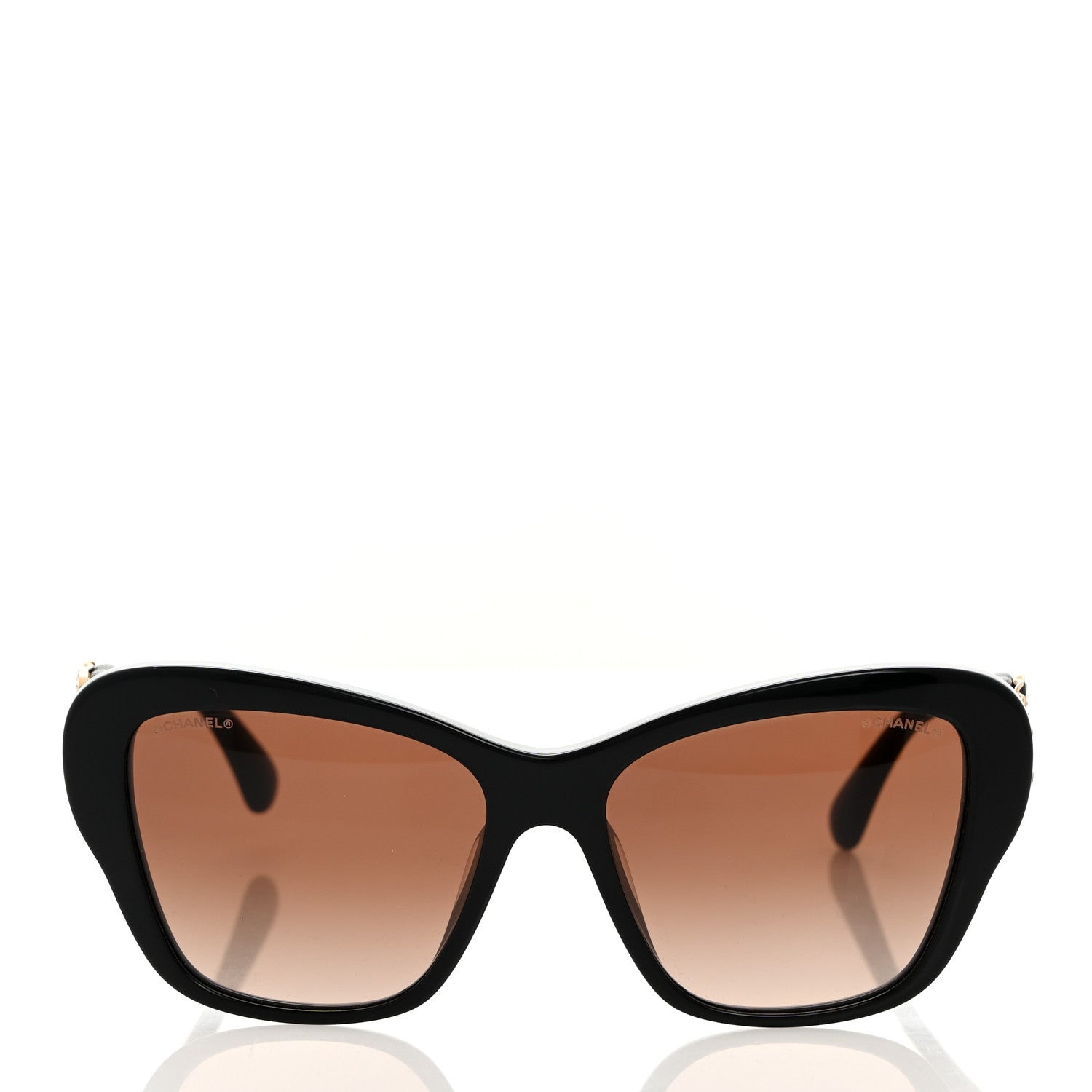 Chanel Acetate Lambskin CC Sunglasses 5457-Q-A Black 2 of 8