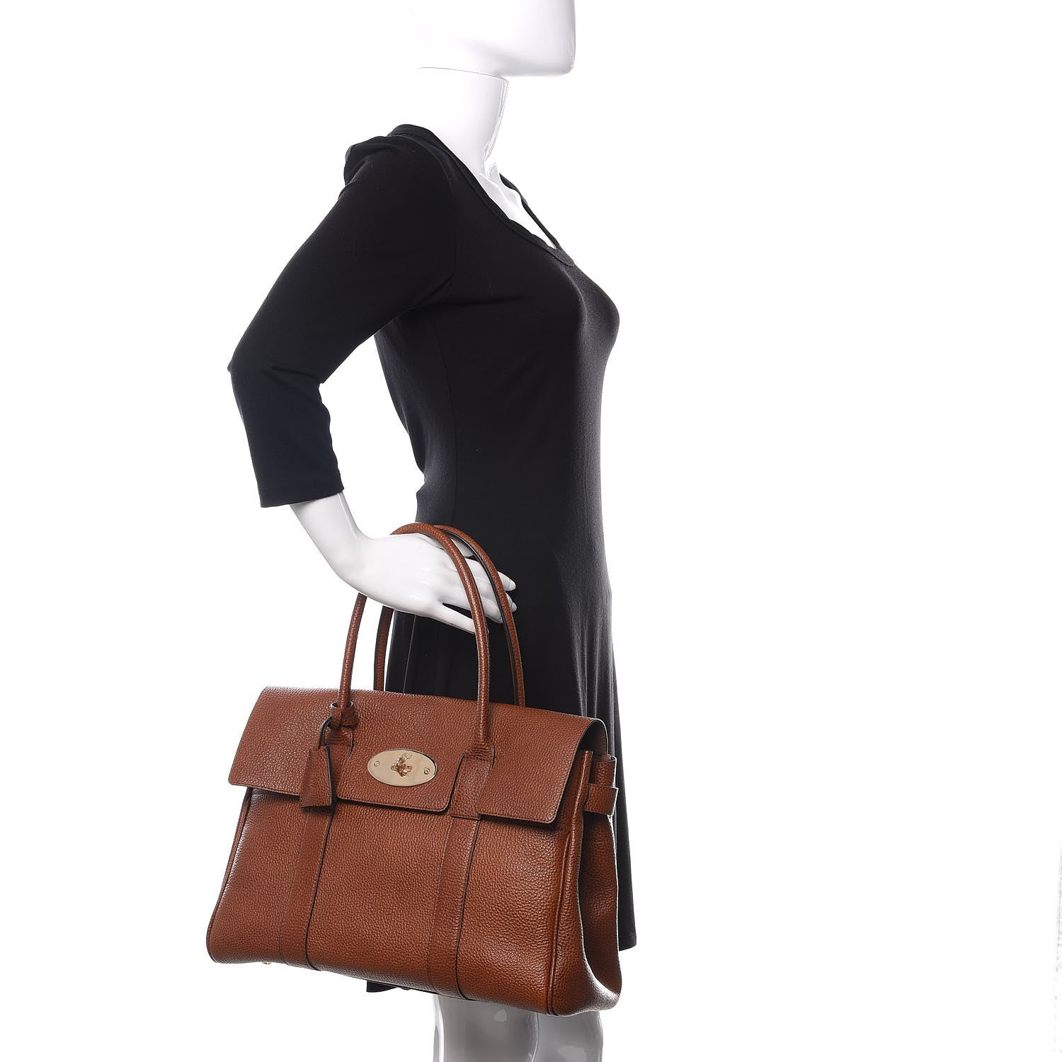 Mulberry Classic Grain Calfskin Bayswater Oak 2 of 16