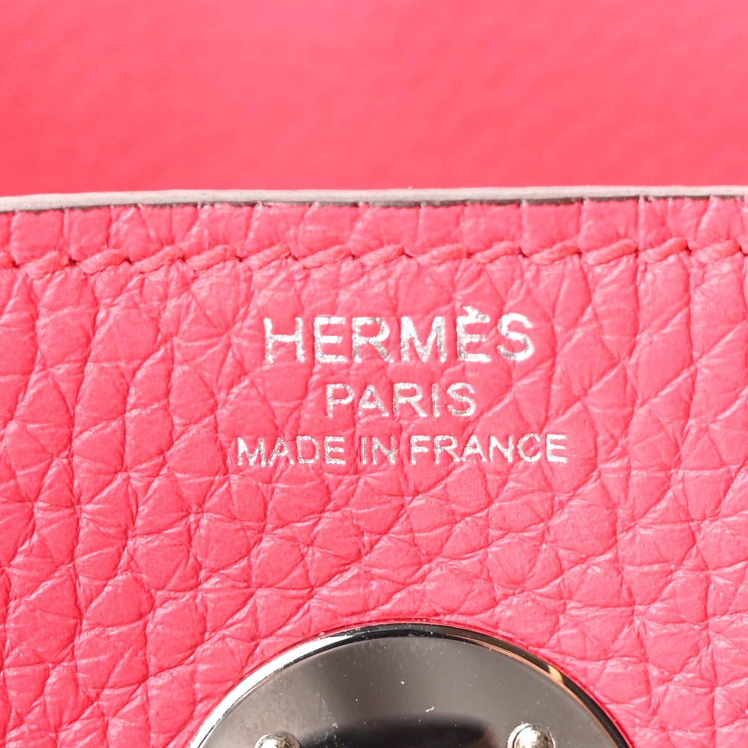 Hermes Taurillon Clemence Lindy 26 Rose Extreme 6 of 10