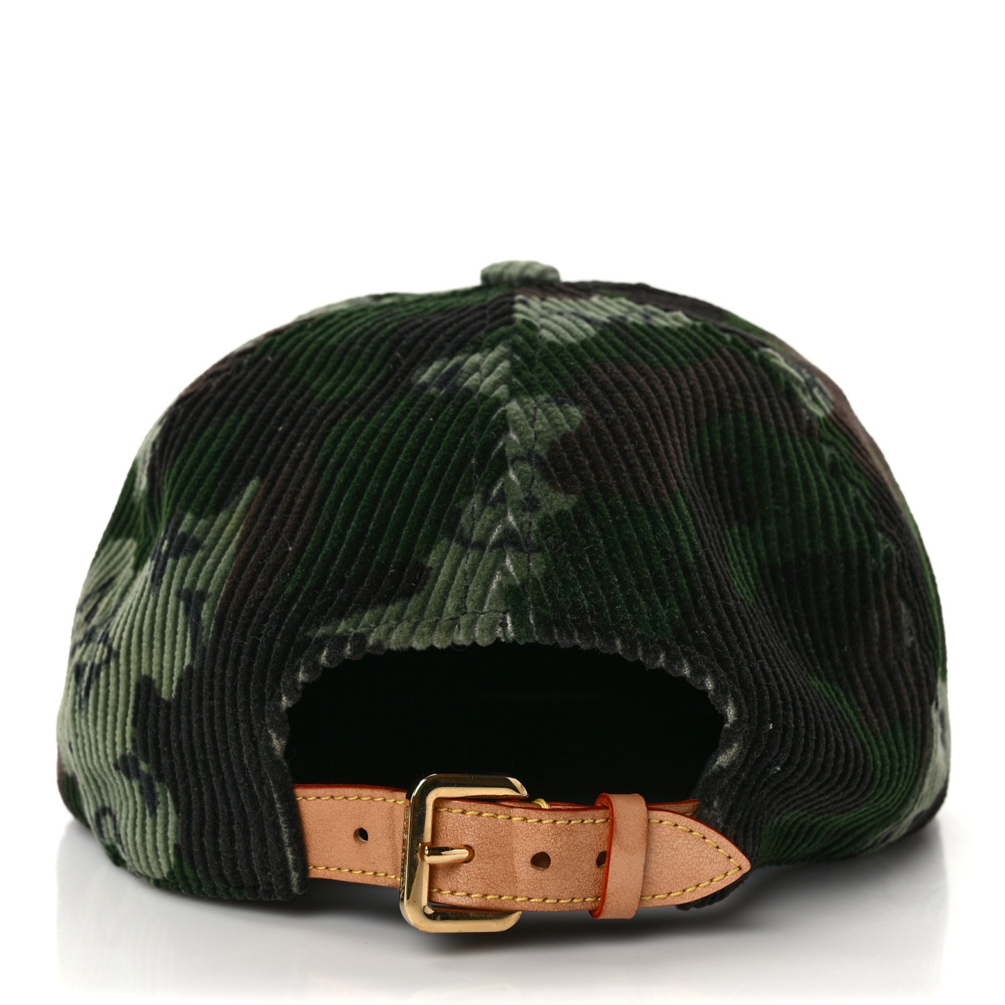 Camoflauge Velvet Monogram Cap Black