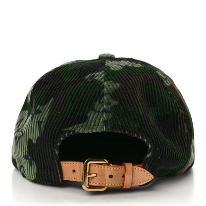 Louis Vuitton Camoflauge Velvet Monogram Cap Black 6 of 8