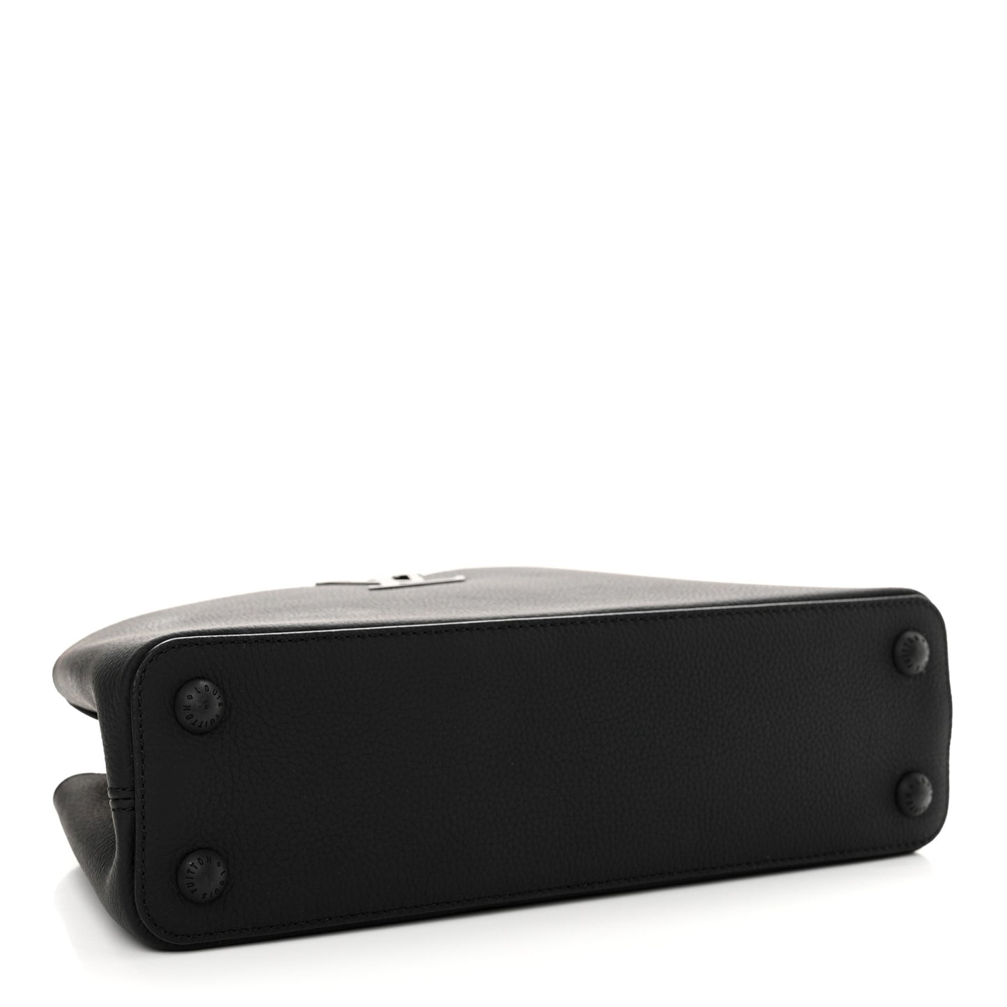 Taurillon Capucines East West MM Matte Black