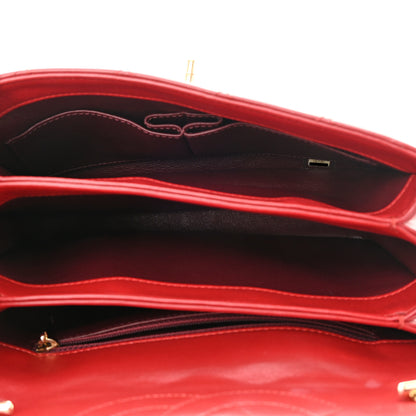 Chanel Lambskin Quilted Small Trendy CC Flap Dual Handle Bag Red 5 of 17