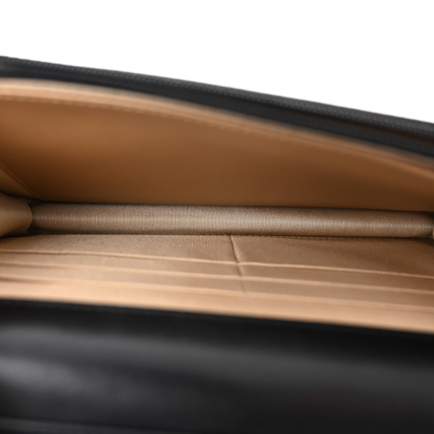 Chanel Lambskin Quilted CC Pearl Crush Wallet on Chain WOC Black 5 of 12