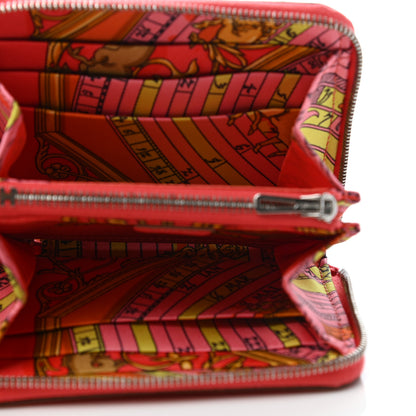 Hermes Epsom Silk'in Compact Wallet Rose Jaipur 5 of 7