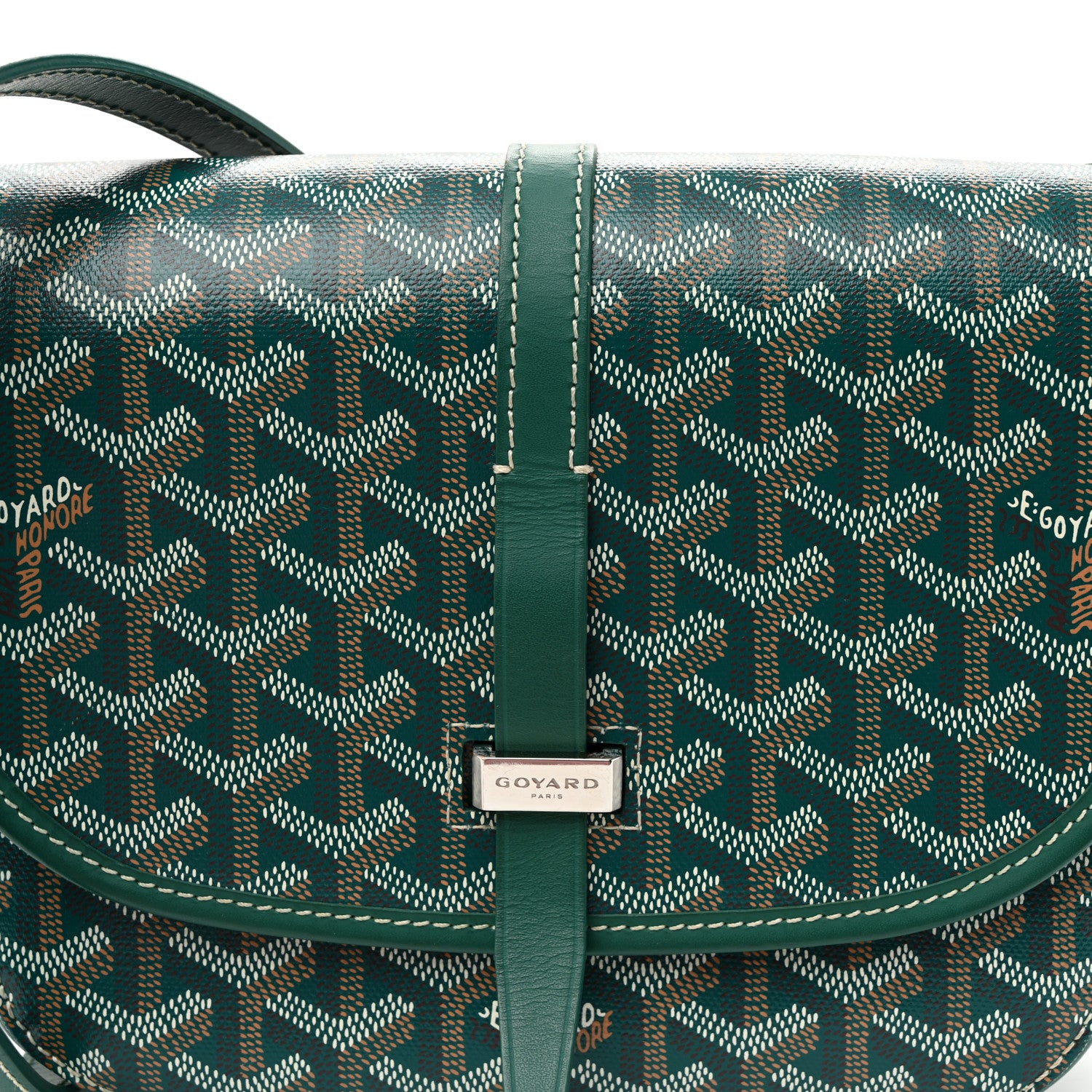 Goyard Goyardine Belvedere II PM Messenger Bag Green 7 of 11