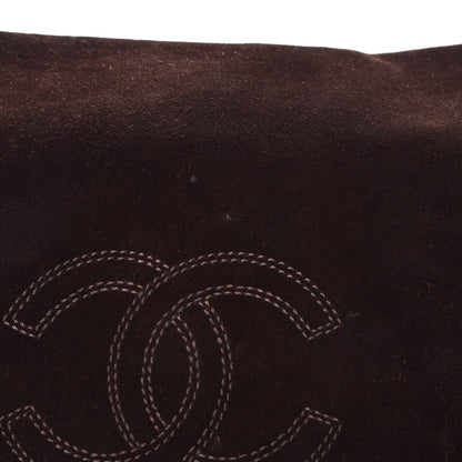 Chanel Suede Tassel CC Shoulder Bag Brown 9 of 14