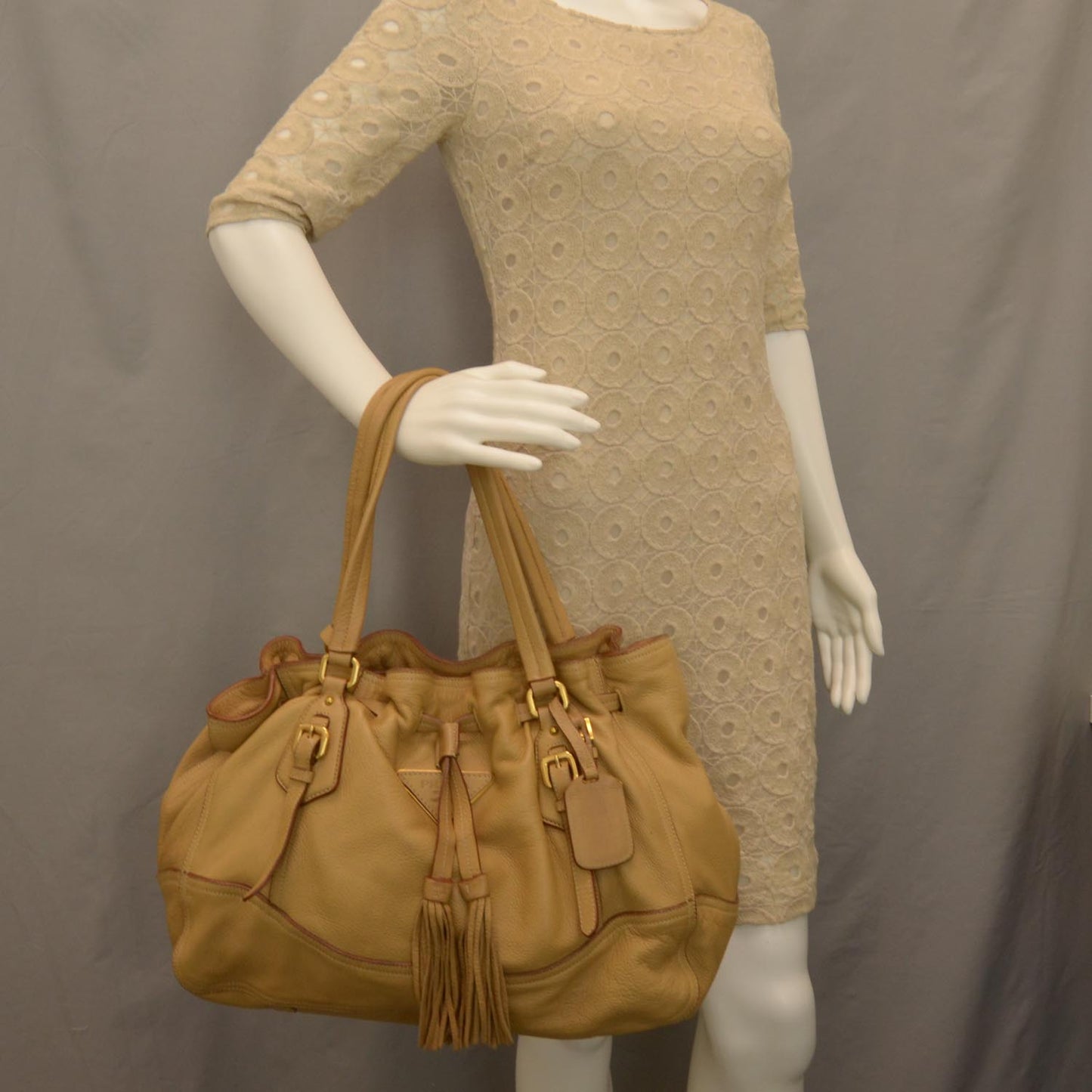 Cervo Deerskin Drawstring Bag