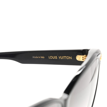 Louis Vuitton Acetate Blue Velvet Sunglasses Z1293E Black 5 of 7
