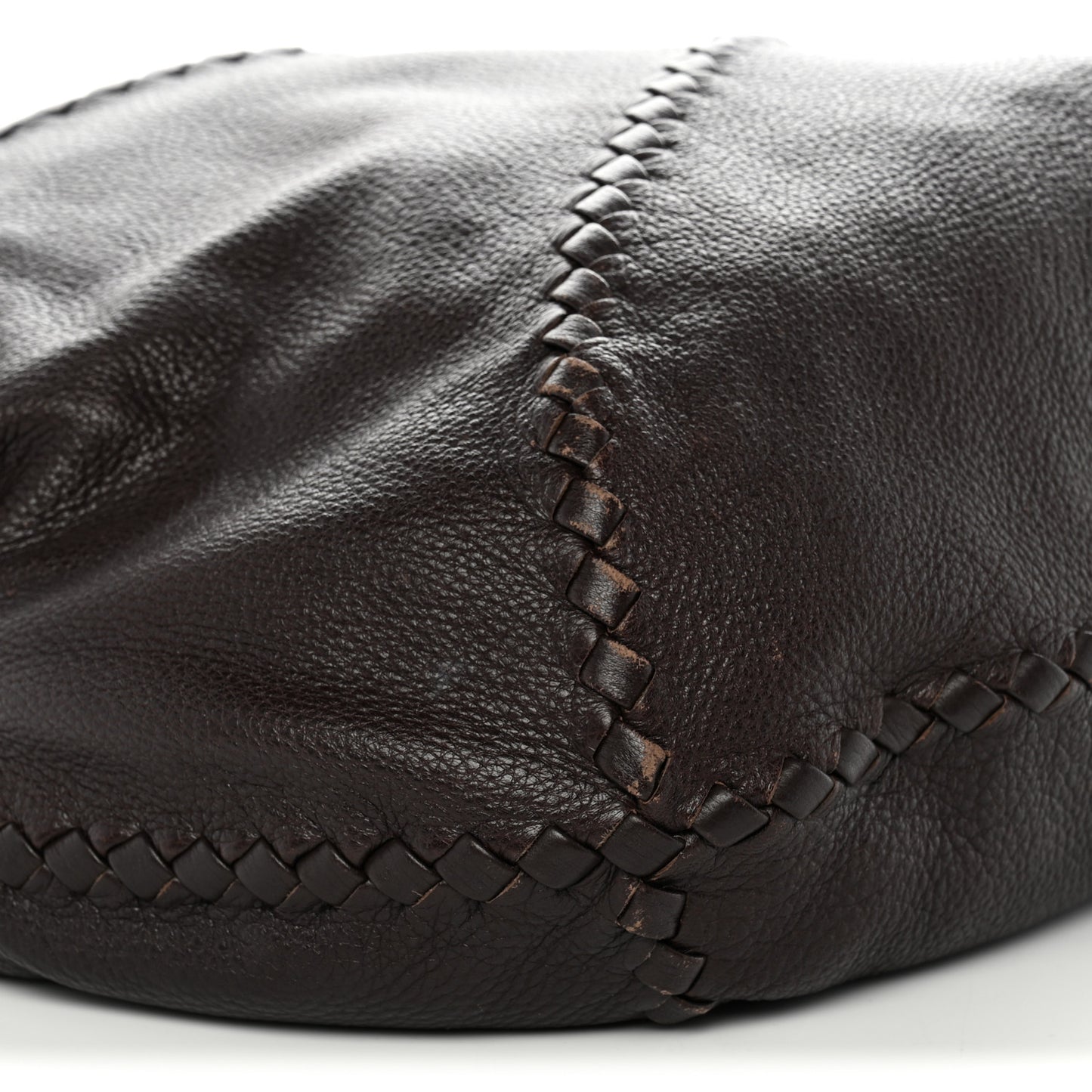 Cervo Deerskin Large Hobo Ebano