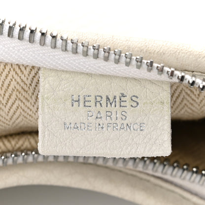 Hermes Taurillon Clemence Gao White 6 of 14