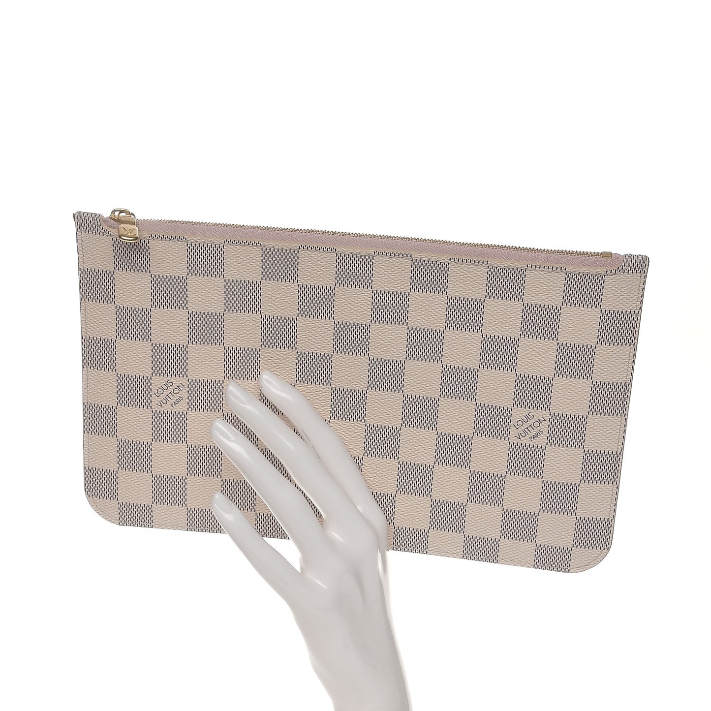 Damier Azur Neverfull MM GM Pochette Rose Ballerine