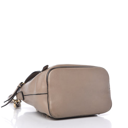 Chloe Suede Calfskin Mini Faye Backpack Motty Grey 4 of 10