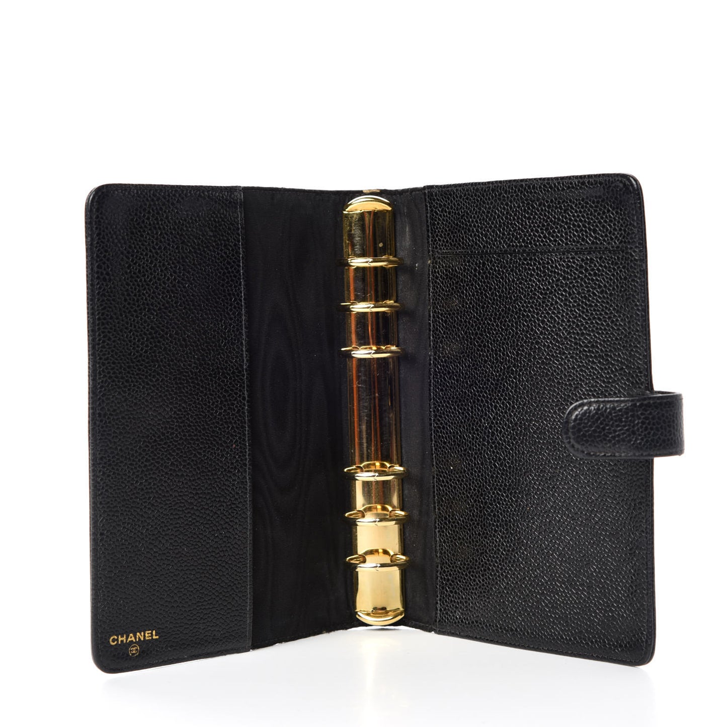 Caviar CC Medium Ring Agenda Planner Black