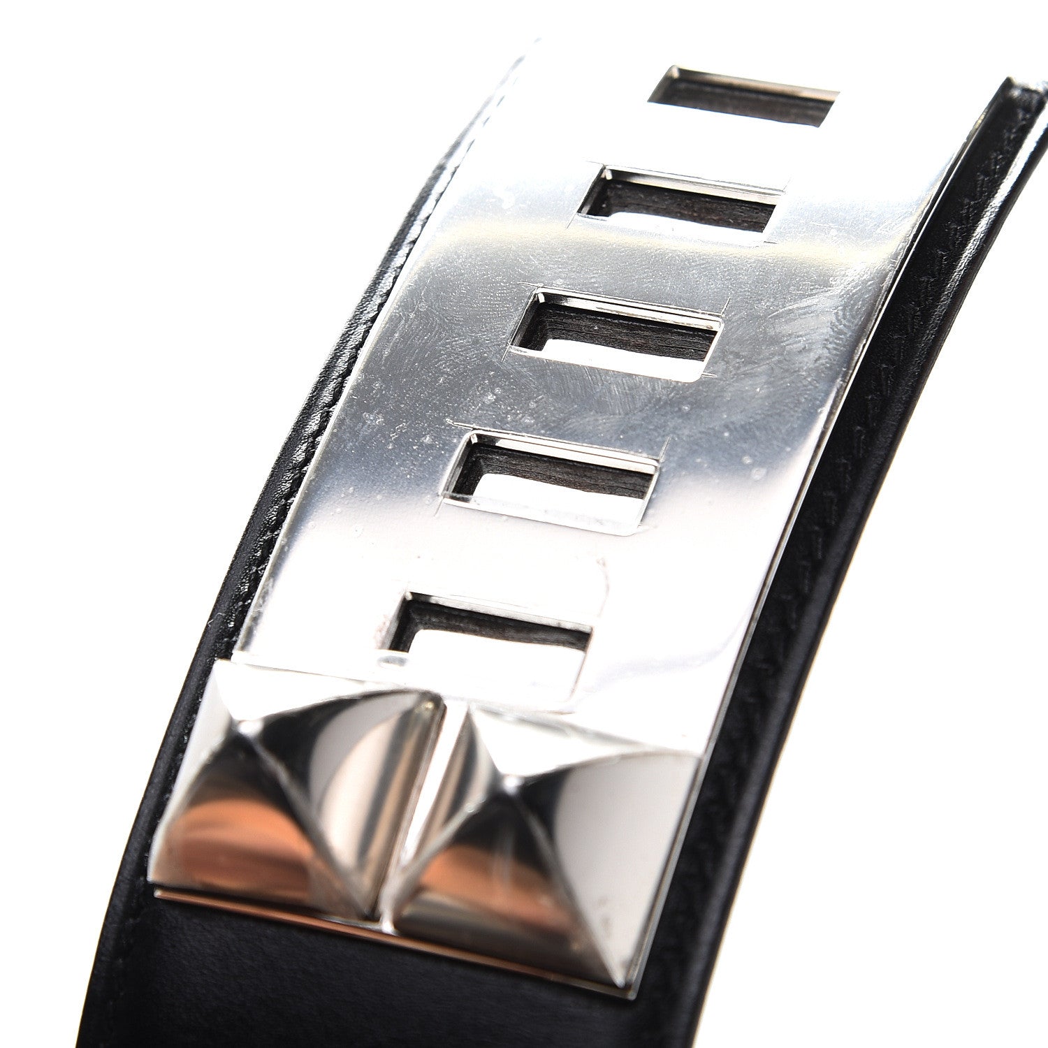 Hermes Box Collier De Chien CDC Belt 85 Black 6 of 7
