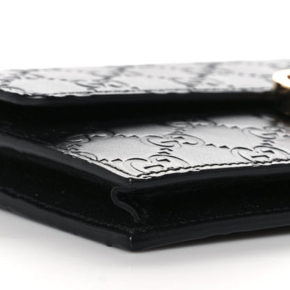 Gucci Guccissima Icon Chain Wallet Black 7 of 10