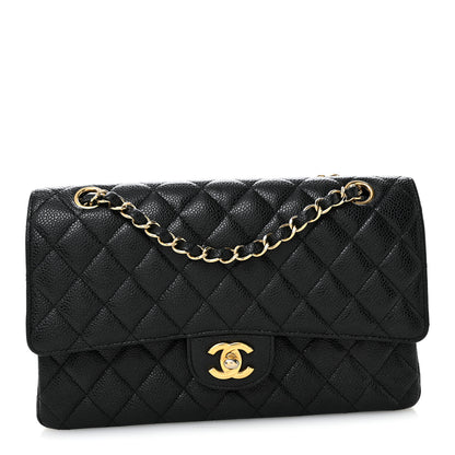 Chanel Caviar Quilted Medium Double Flap Black 1 of 11