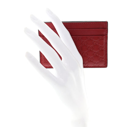 Gucci Microguccissima Card Holder Red 2 of 6