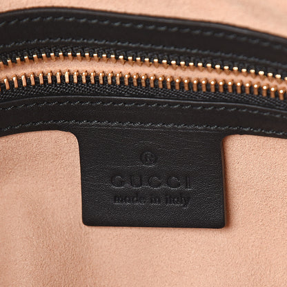 Gucci Suede Patent Web Small Ophidia Shoulder Bag Hibiscus Red Black 5 of 8