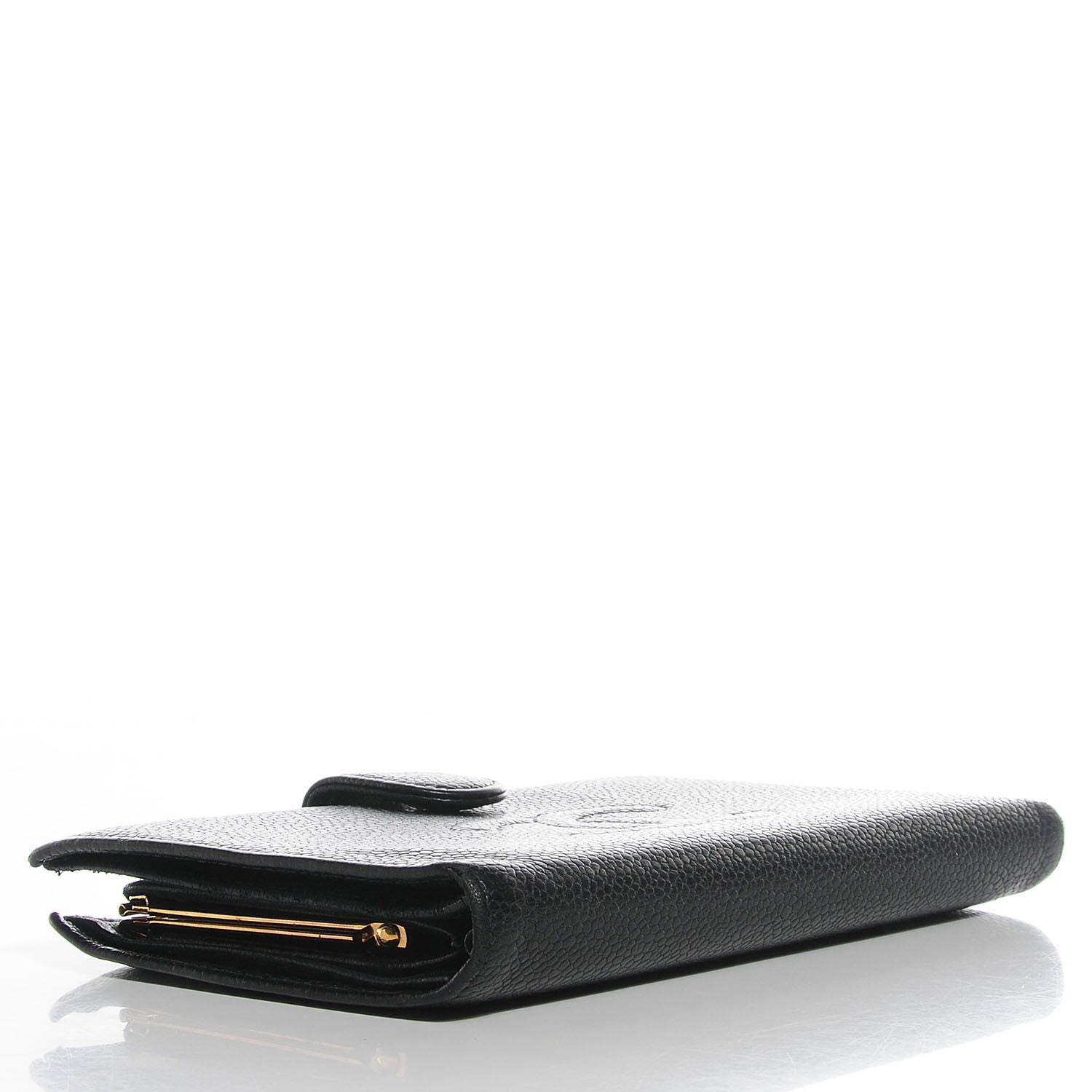 Chanel Caviar Timeless CC French Wallet Black 4 of 7