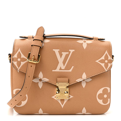 Louis Vuitton Empreinte Monogram Giant Pochette Metis Arizona Beige 1 of 9