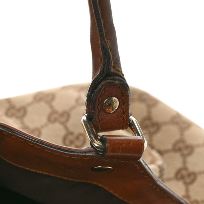 Gucci Monogram Large Sukey Tote Brown 15 of 21