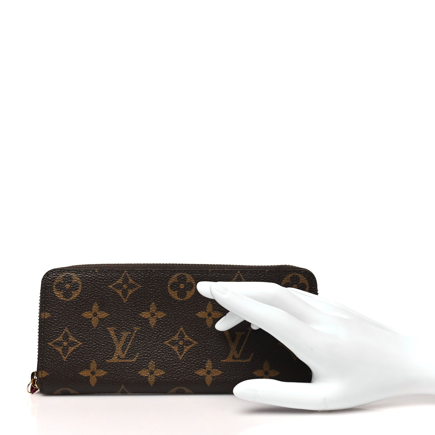 Monogram Clemence Wallet Fuchsia