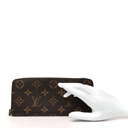 Louis Vuitton Monogram Clemence Wallet Fuchsia 2 of 8