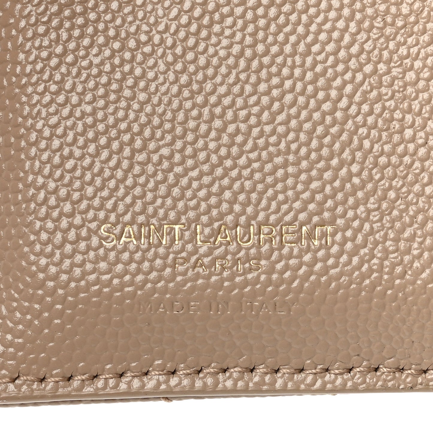 Grain De Poudre Matelasse Chevron Monogram Zipped Card Case Nude Powder