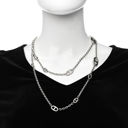 Hermes Sterling Silver Farandole Necklace 160 2 of 5