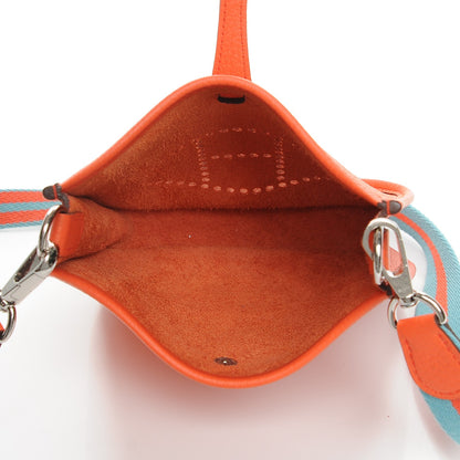 Hermes Taurillon Clemence Amazone Evelyne TPM Orange Poppy Saint Cyr 5 of 9