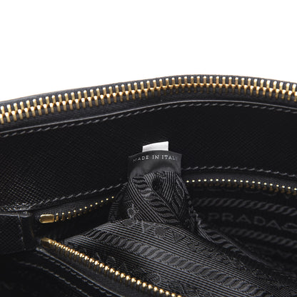 Prada Saffiano Medium Galleria Double Zip Tote Black 7 of 9