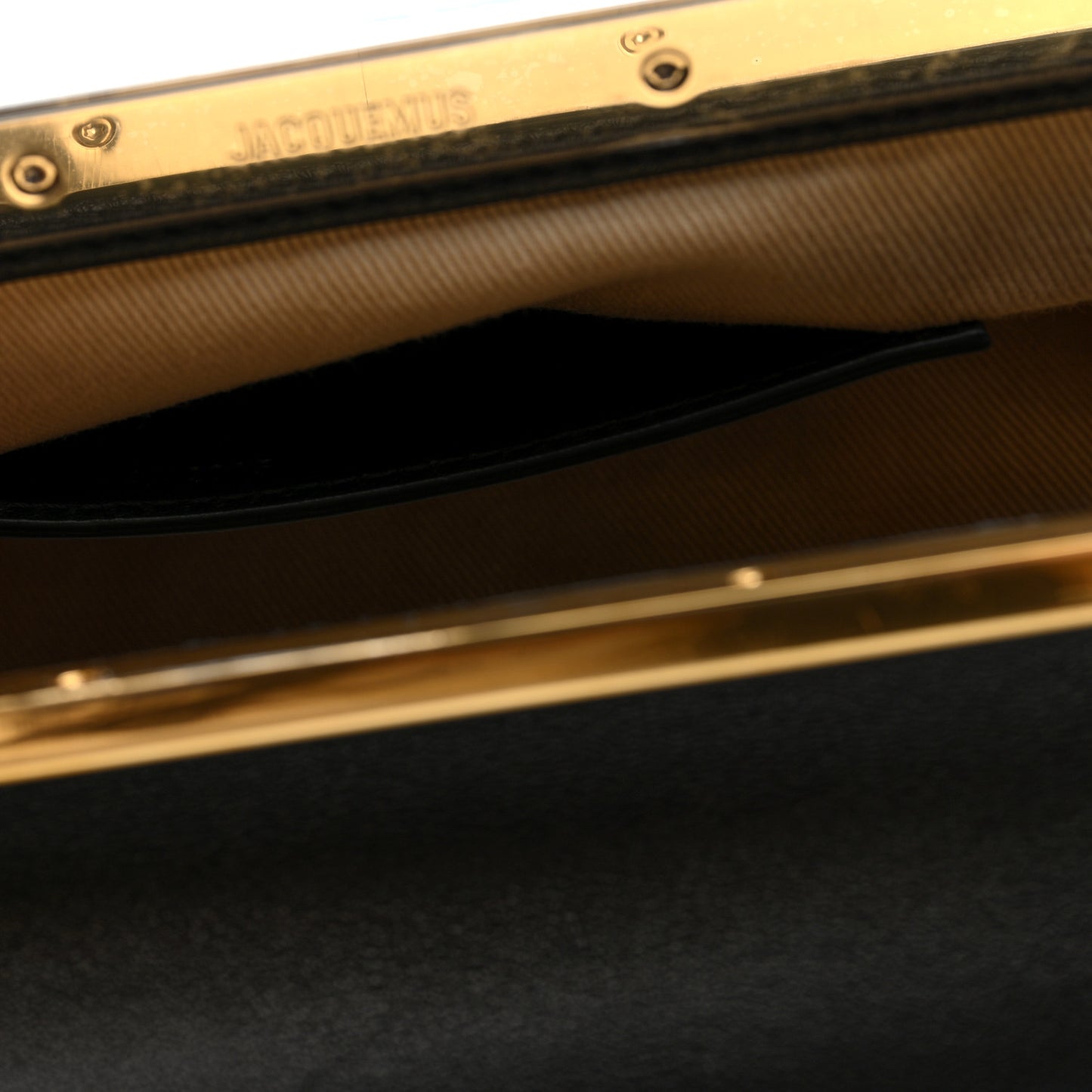 Lambskin La Pochette Salon Clutch Black