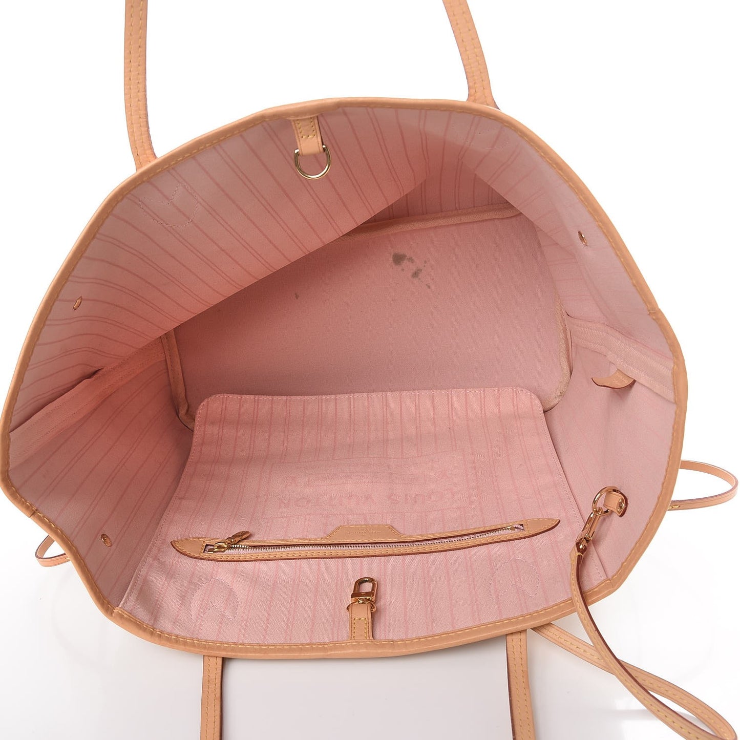Damier Azur Neo Neverfull MM Rose Ballerine