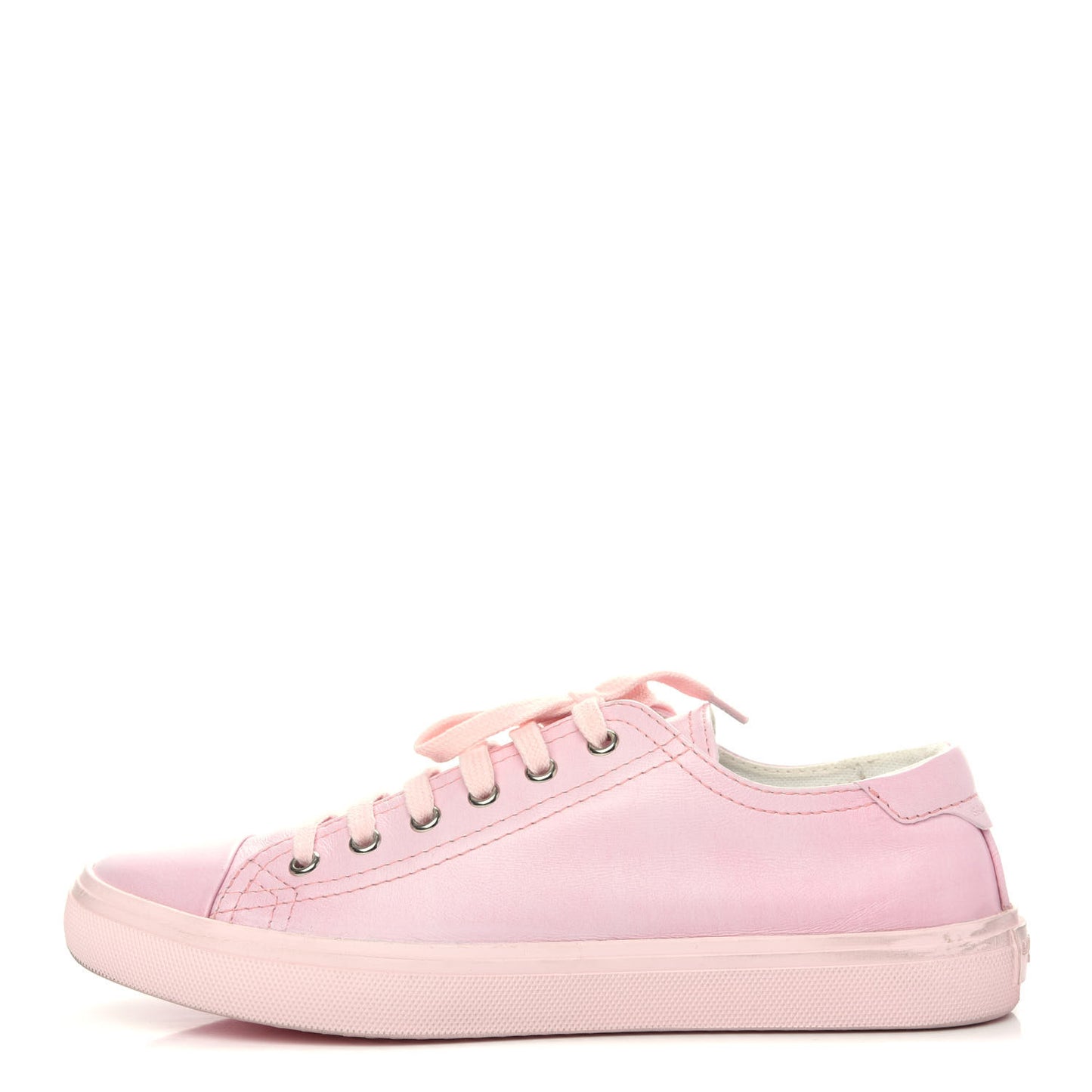 Calfskin Distressed Bedford Low Top Sneakers 38.5 Fanne Rose