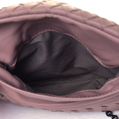 Bottega Veneta Nappa Intrecciato Mini Chain Messenger Violet 4 of 4