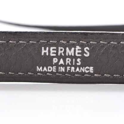 Hermes Taurillon Clemence Tri-color Kelly Retourne 35 Graphite Gris Tourterelle Gris Clair 27 of 36
