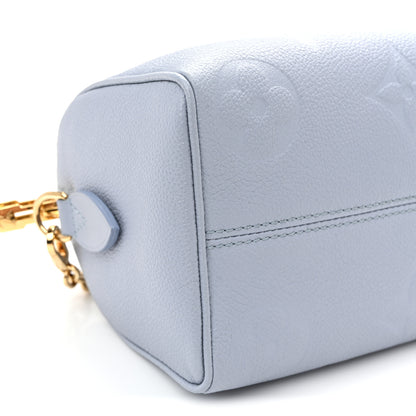 Louis Vuitton Empreinte Monogram Giant Speedy Bandouliere 20 Blue Hour 8 of 9